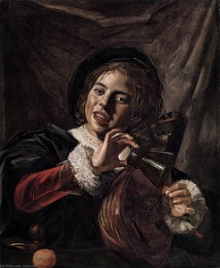 Boy With A Lute — Frans Hals I, Dutch Golden Age
