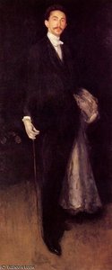 Disposición En Negro Y Oro — James Abbott Mcneill Whistler