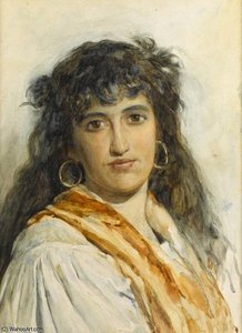 Study Of An Egyptian Girl — Frederick Goodall