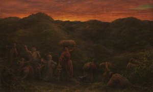 Gleaners Returning Home (An Autumnal Sunset, Surrey)