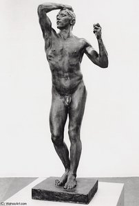 The Age Of Bronze Bw — Auguste Rodin