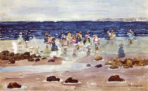 Low Tide — Maurice Brazil Prendergast