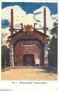 Alte Postkarte Mit Der Ansicht — Hermann Hendrich