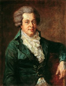 Portrait Of Wolfgang Amadeus Mozart (1756-1791) — Иоганн Георг Эдлингер