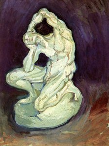 Plaster Statuette Of A Kneeling Man — Vincent Willem Van Gogh, Post-impressionism