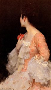 Portrait Of A Lady — William Merritt Chase, Impressionist Style