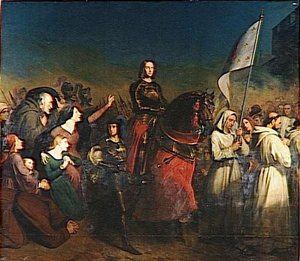 Entree De Jeanne D'arc A Orleans. 8 Mai 1429 — Henry Scheffer