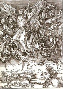 St. Michael And The Dragon, From A Latin Edition — Albrecht Dürer, Northern Renaissance