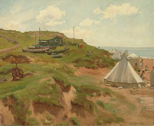 Escena De Playa — Sir Alfred James Munnings