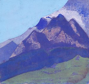 Himalayas (study) — Nikola Roerić, Romantic Landscape Romantic Landscape