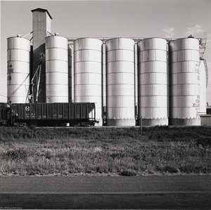 Steel Elevator, Near Ropesville, Texas, 1975 — Frank Gohlke
