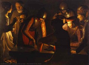 La Negación De San Pedro — Georges De La Tour, French Baroque