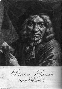 Portrait Of Pieter Van Asch — Johannes I Verkolje