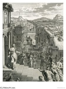 Picart Cassandra Foretells The Trojans Their Fate And Is Not Believed — Bernard Picart
