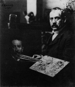 Lovis Corinth in the Berlin Atelier