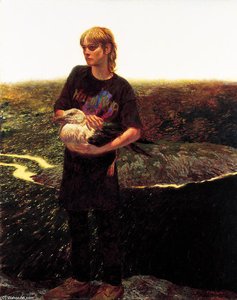 Portrait Of Orca Bates — Jamie Wyeth