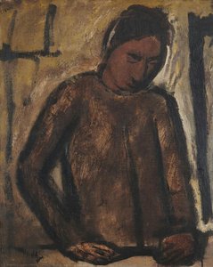 Bust Of A Young Boy — Mario Sironi, Expressionism