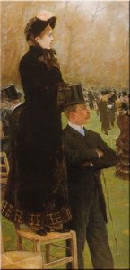 Le Corse A Auteuil — Giuseppe De Nittis