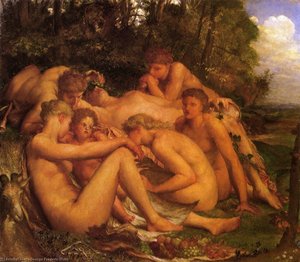 The Infancy Of Zeus — George Frederic Watts