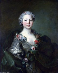 Portrait Of Mademoiselle De Coislin — Jean Louis Tocqué