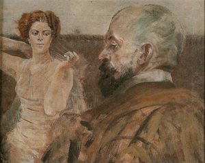 Self-portrait With A Woman — Jacek Malczewski