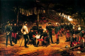 Military Encampment — Josep Cusachs I, Contemporary Realism