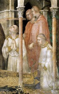 Der Tod Des Heiligen Martin (detail) — Simone Martini