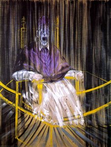 study after velazquez's portrait of pope innocent x, 1953