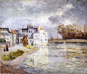 The Marne At Lagny — Maxime Emile Louis Maufra