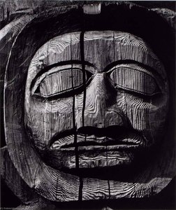 Untitled (carved Wooden Face) — Brett Weston