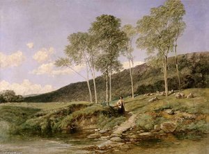A Path Through The Meadows — Frederick William Hulme