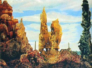 Untitled (3016) — Max Ernst, Surrealist Landscape
