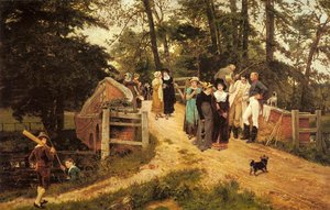The School Belles — Frederick Morgan