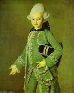 Portrait Of Alexey Bobrinsky As A Child — Carl Ludwig Johann Christineck