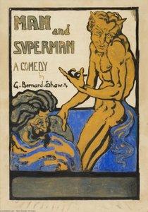 Man And Superman Poster