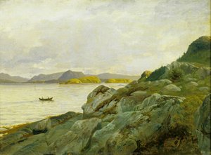 From Stord Island - The Entry To The Hardanger Fjord — Johan Martin Nielssen, National Romanticism
