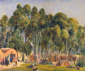 Convoy Centre At Augusta, Sicily — Bernard Hailstone
