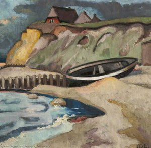 Cliffs with Boat