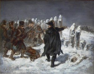 Le Marechal Ney A La Redoute De Kowno.