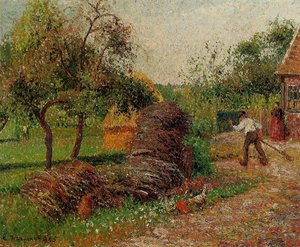 Mutter Luciens Feld — Camille Pissarro, Impressionist Landscape