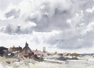 A Norfolk Village — Edward Seago