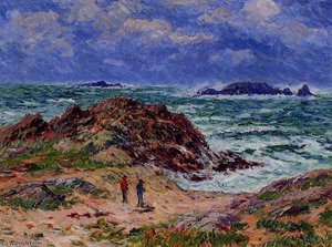 By The Sea In Southern Brittany — Henri Moret