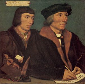 Double Portrait Of Sir Thomas Godsalve And His Son John — Hans Holbein The Younger, Northern Renaissance