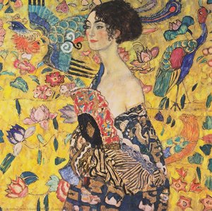 Dama Con Moño — Gustav Klimt, Art Nouveau