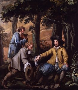 King Charles Ii In Boscobel Wood — Isaac Fuller