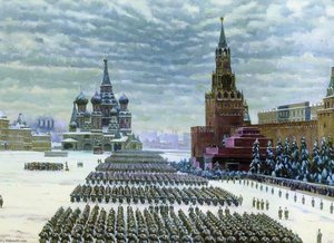 Military Parade In Red Square, 7th November 1941 — Konstantin Yuon