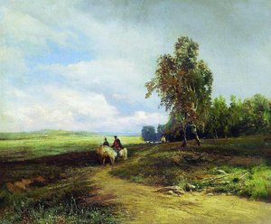 Landscape With Clouds — Fyodor Alexandrovich Vasilyev