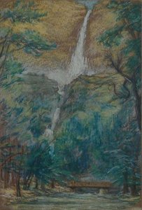 Yosemite Falls, (painting) — Mary Agnes Yerkes