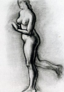 Study For The Creation Of Eve — Josep Mompou Dencausse