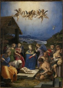 The Adoration Of The Shepherds — Agnolo Bronzino, Mannerist Portraiture